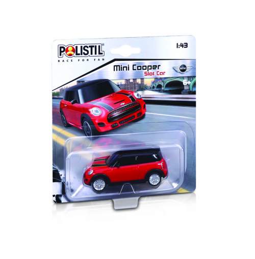 Polistil Mini Cooper Slot car 1:43 Red