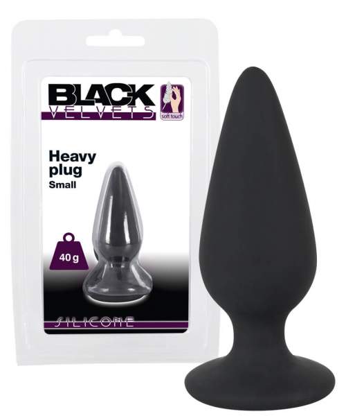 Black Velvets Těžký anální kolík S 40 g