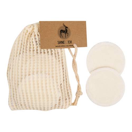 Srneczek Odličovací tampony pratelné 10 kusů z Bio bavlny a bambusu