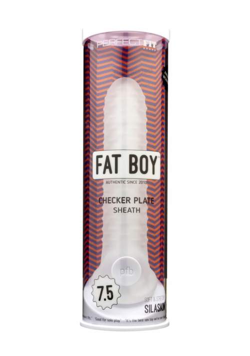 Perfect fit Fat Boy Checker Box Sheath 7,5 Inch - clear