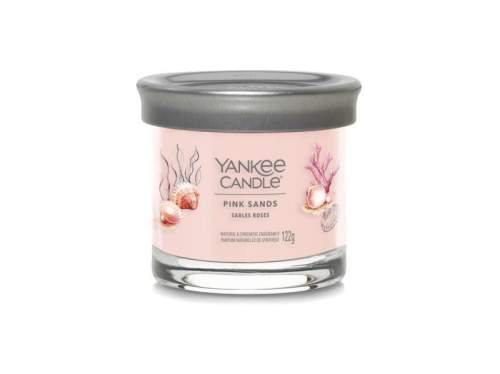 YANKEE CANDLE Pink Sands svíčka 121g (Signature tumbler malý )