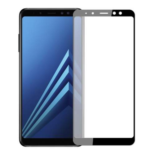 OEM Tvrzené sklo 5D pro Samsung Galaxy A8 2018 DS, plné lepení, černá