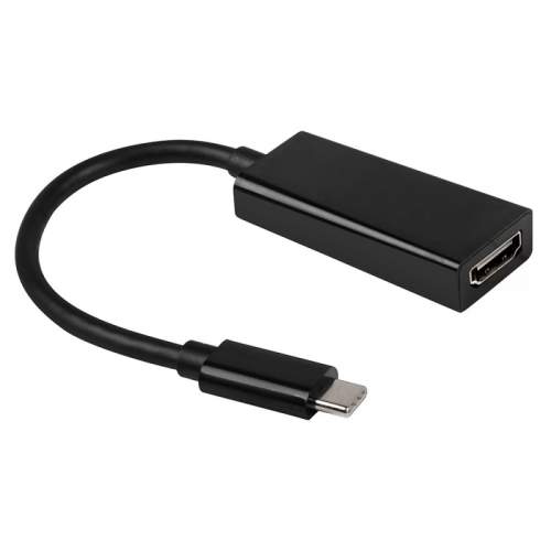 OEM Adaptér   USB Typ C na HDMI 4K / 2K 0,25m   Černá