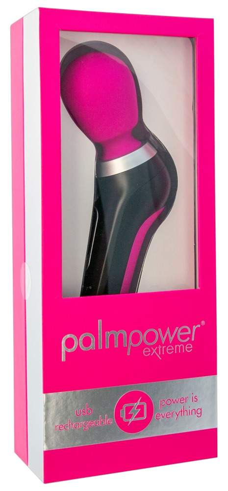 PalmPower Extreme Wand - cordless massage vibrator (pink-black)