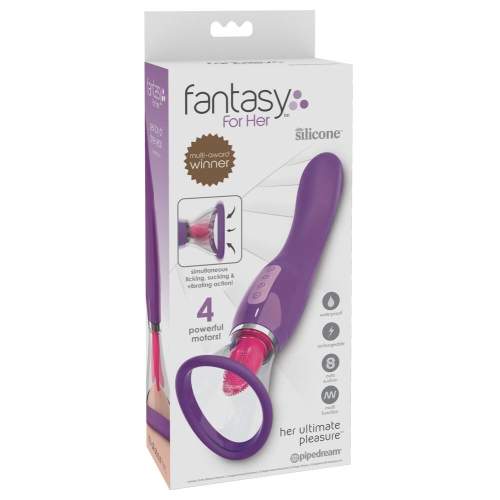 Fantasy - battery, 3in1 vibrator (purple)