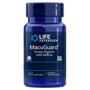 Life Extension MacuGuard® Ocular Support with Saffron 60 ks, gelové tablety