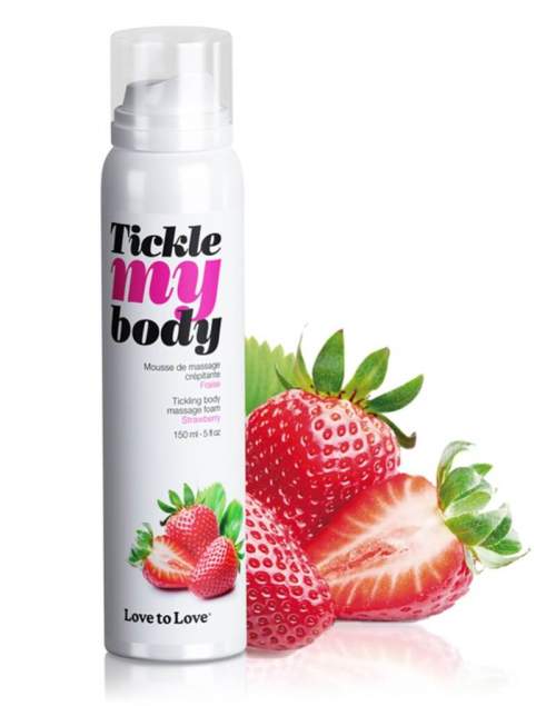 TICKLE MY BODY STRAWBERRY massage foam 150ml