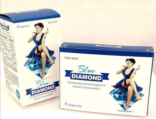 Blue Diamond For Men přírodní výživový doplněk s rostlinnými výtažky 8ks