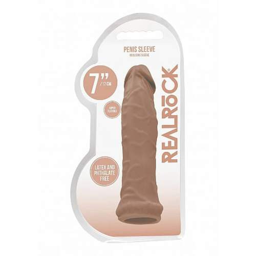 RealRock Penis Sleeve 6 - brown