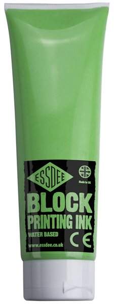 ESSDEE barva na linoryt 300 ml / fluorescentní zelená [Kreativita, Výtvarné Potřeby]
