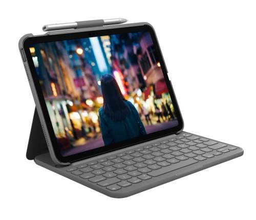LOGITECH Slim Folio Keyboard Case pro iPad 10. generace US Grey