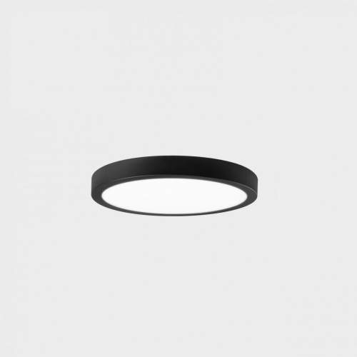 KOHL LIGHTING KOHL-Lighting DISC SLIM stropní svítidlo pr. 90 mm černá 6 W CRI 80 3000K Non-Dimm