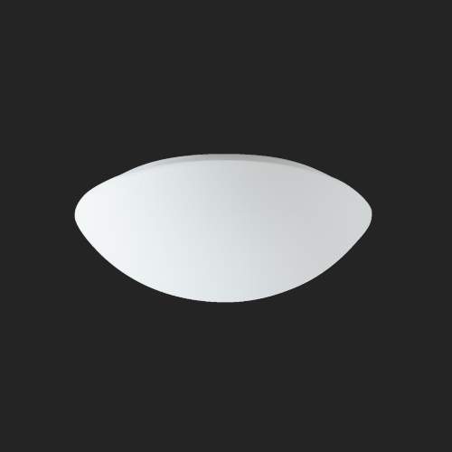 AURA 10 IP stropní/nástěnné skleněné svítidlo bílá IP65 3000 K 20W LED nouzové kombinované 3 h - OSMONT