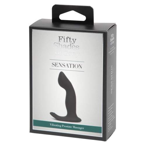 Padesát odstínů šedé - Nabíjecí vibrátor pro masáž prostaty Sensation (černý)