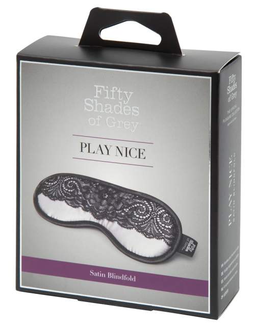 Fifty Shades Play Nice - Satin Eyeshadow (Black-Silver)