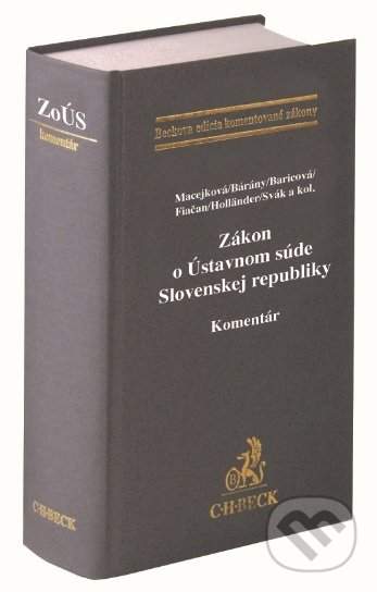 Zákon o Ústavnom súde Slovenskej republiky - kolektiv