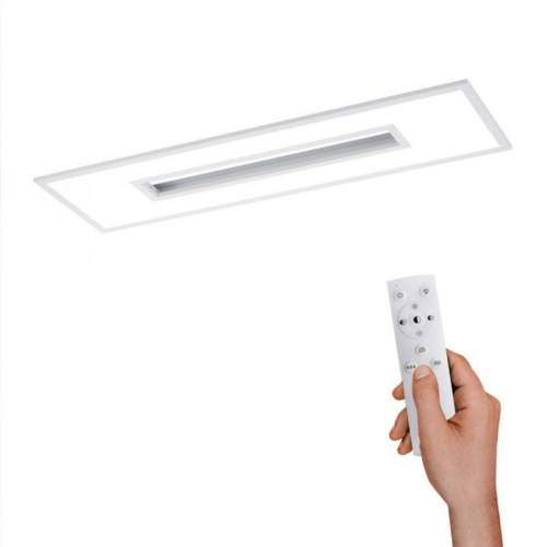 Moderní stropní svítidlo bílé včetně LED s dálkovým ovládáním - Mila