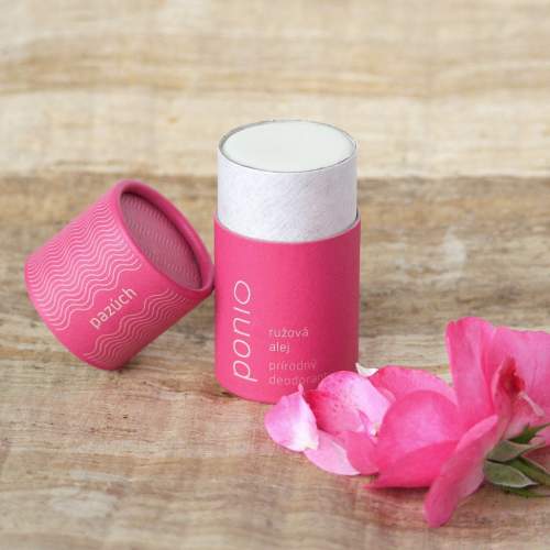 Ponio Růžová alej, přírodní deodorant