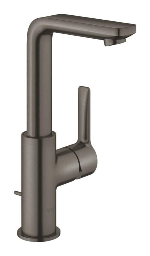 GROHE Lineare Umyvadlová baterie s výpustí, kartáčovaný Hard Graphite 23296AL1