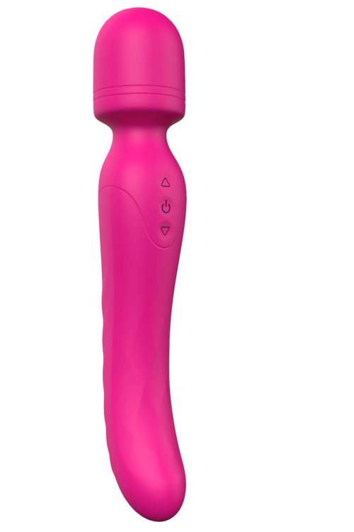 Vibes of Love Wand - rechargeable, heating, massaging vibrator (pink)