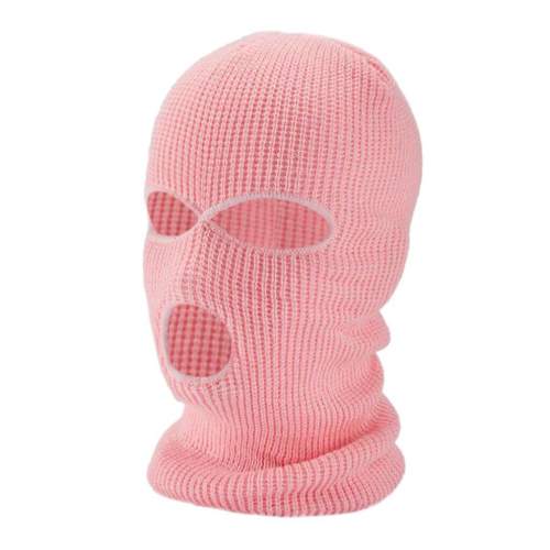 Balaclava - knitted mask with 3 openings