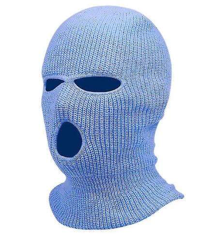 Balaclava - knitted mask with 3 holes