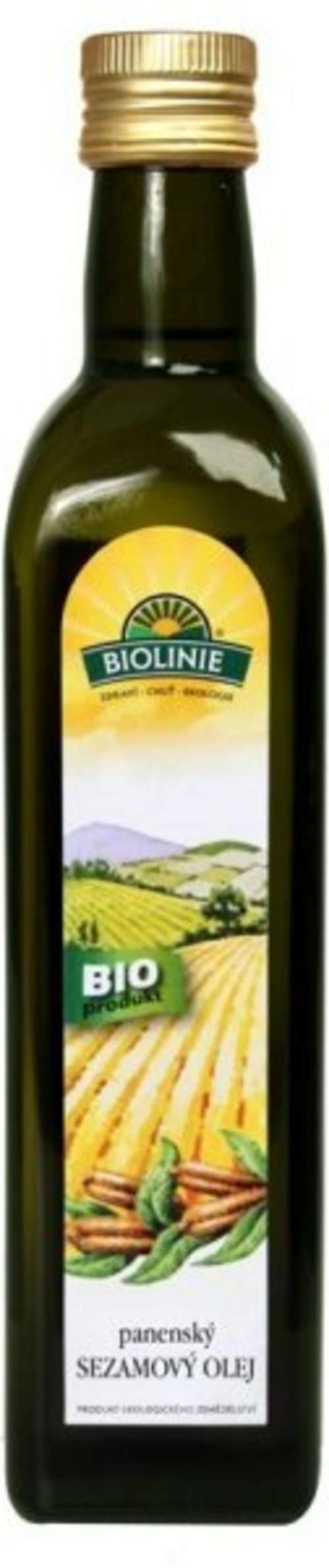 PRO-BIO, obchodní společnost s r.o. BIOLINIE panenský sezamový olej BIO 0,5 l