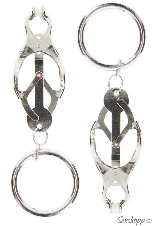 TABOOM Nipple Play Butterfly Clamps with Ring