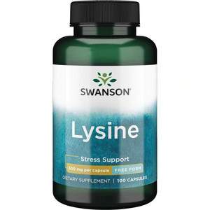 Swanson Lysine 100 ks, kapsle