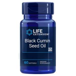 Life Extension Black Cumin Seed Oil 60 ks, gelové tablety, 500 mg