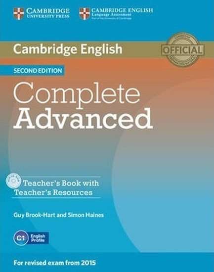 Complete Advanced C1: 2nd Edition Teacher´s Book (2015 Exam Specification) - Guy Brook-Hart