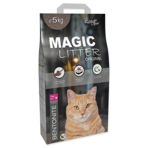 Magic Cat Kočkolit MAGIC LITTER Bentonite Original 5 kg