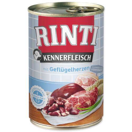 RINTI Konzerva Kennerfleisch drůbeží srdíčka 400 g