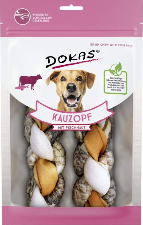 Dokas žvýkací cop s rybí kůží 120 g