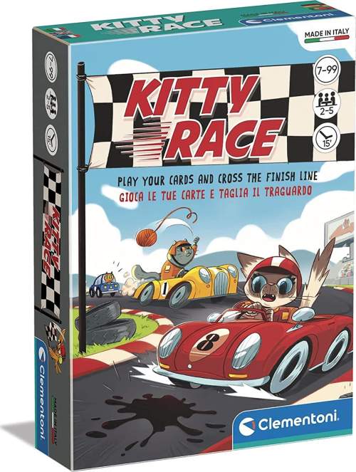 Clementoni - Karetní hra Kitty Race