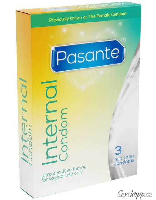 Pasante Internal Dámský kondom bez latexu 3 ks