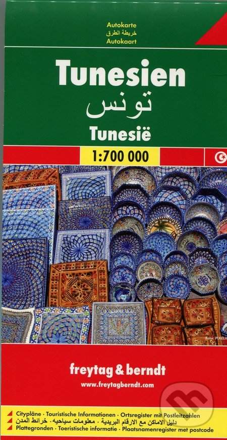 Automapa Tunisko 1:700 000