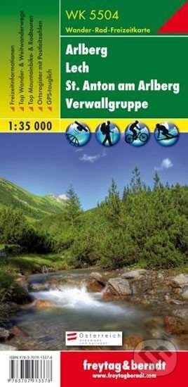 WK 5504 Arlberg,Lech,St.Anton 1:35 000/mapa