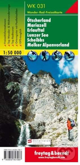 Ötscherland – Mariazell – Erlauftal – Lunzer See – Scheibbs – Melker Alpenvorland, Wanderkarte 1:50 000 - freytag&berndt