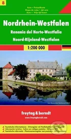 Nordrhein-Westfalen/Severní Porýní-Vestfálsko 1:200T/automapa - freytag&berndt