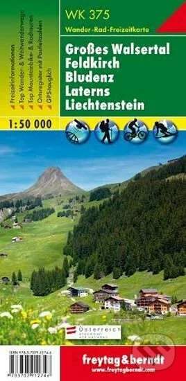 WK 375 Grosses Walsertal, Feldkirch, Bludenz 1:50 000/mapa - freytag&berndt