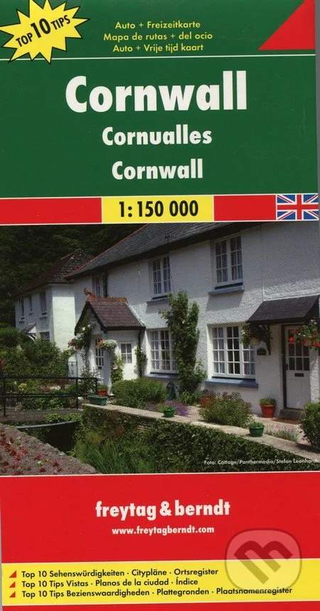 Cornwall 1:150 000 - freytag&berndt