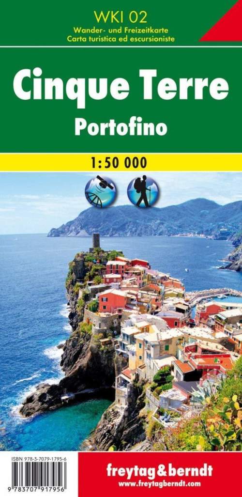 Cinque Terre 1:50 000 / turistická mapa - freytag&berndt