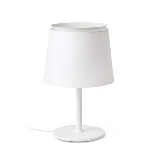 SAVOY bílá stolní lampa - FARO