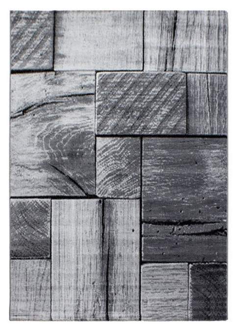 Ayyildiz koberce Kusový koberec Parma 9260 black - 80x300 cm Šedá, Velké (190x270 cm a větší), Syntetický (umělý)