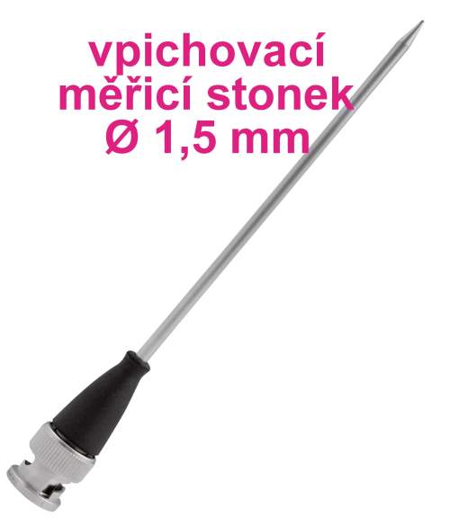 VOLTCRAFT TPT-207 VC-8603655, Vpichovací sonda  -70 až 250 °C, Ø 1,5 mm, typ senzoru Pt1000
