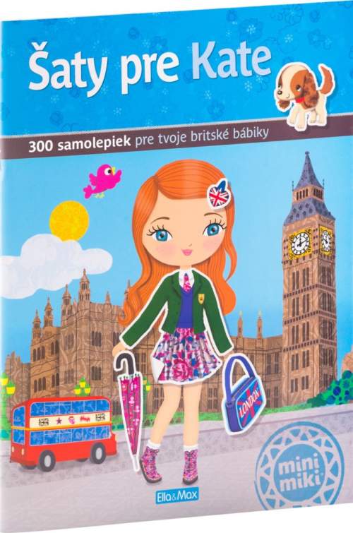 Šaty pro KATE – Kniha samolepek