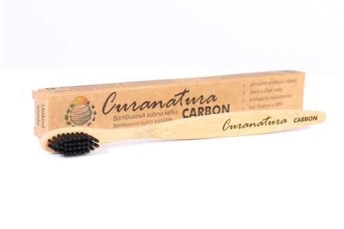 Curanatura Zubní kartáčky Carbon (soft) - 12 ks