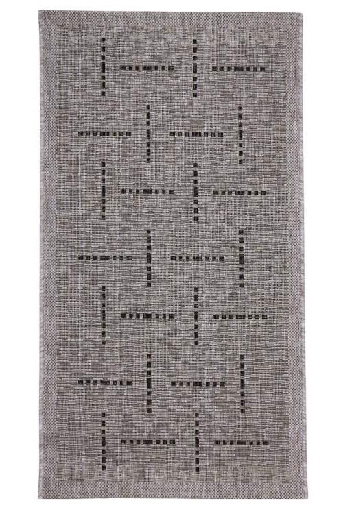 Devos koberce Kusový koberec FLOORLUX Silver/Black 20008 Spoltex - 60x110 cm Béžová, Velké (190x270 cm a větší), Syntetický (umělý)