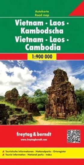 Vietnam, Laos, Kambodscha 1:900 000 - freytag&berndt